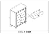 Emma Silver King Bed - Silver