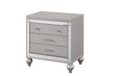 Emma Silver King Bed - Silver