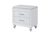 Sally White 4-Piece (King Bed, Dresser, Mirror, Nightstand)