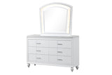 Sally White 3-Piece (Queen Bed, Dresser, Mirror)