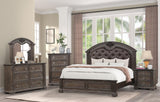 Texas Brown 5-Piece (Queen Bed, Dresser, Mirror, Nightstand, Chest)
