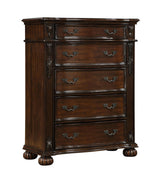 Atlas Brown 5-Piece (King Bed, Dresser, Mirror, Nightstand, Chest)