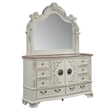 Austin King Bed - Creme