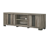 RANGLEY TV STAND-GREY/BROWN