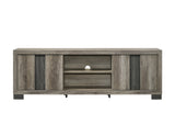 RANGLEY TV STAND-GREY/BROWN