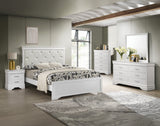 Amalia White Twin Bed
