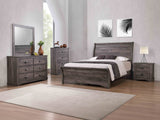 Coralee Grey Queen Bed