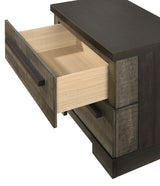REMINGTON NIGHT STAND GRAY/EBONY