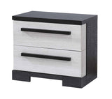 REMINGTON NIGHT STAND CHALK/EBONY