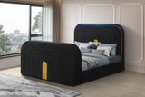 Lara Black Queen Bed