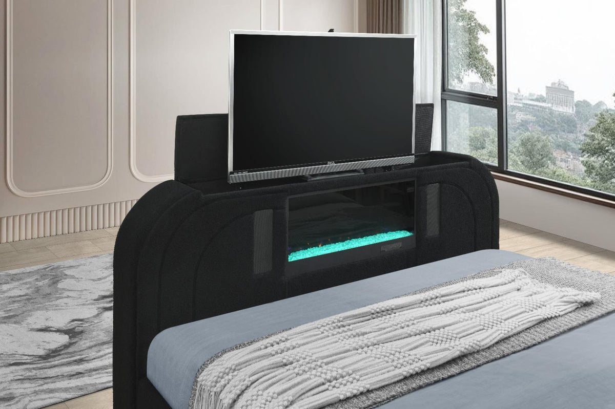 B845 Queen Bed - Black