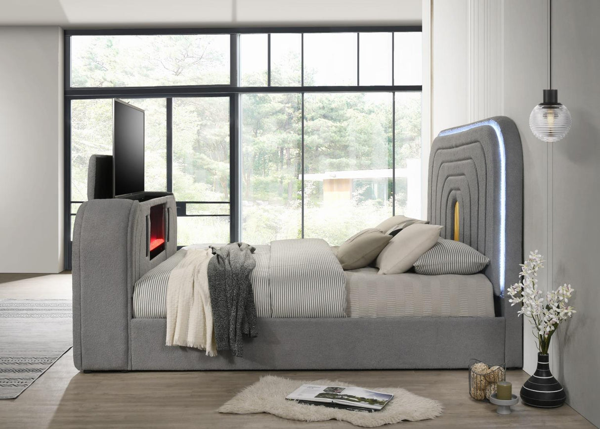 B847 Queen Bed - Grey