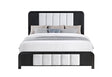Beckett White/Black King Bed