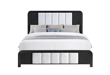 Beckett White/Black King Bed