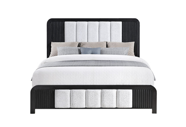 Beckett White/Black King Bed