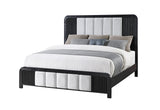 Beckett White/Black King Bed