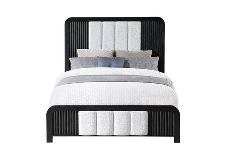 Beckett White/Black Queen Bed