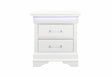 Charlie White Nightstand with LED