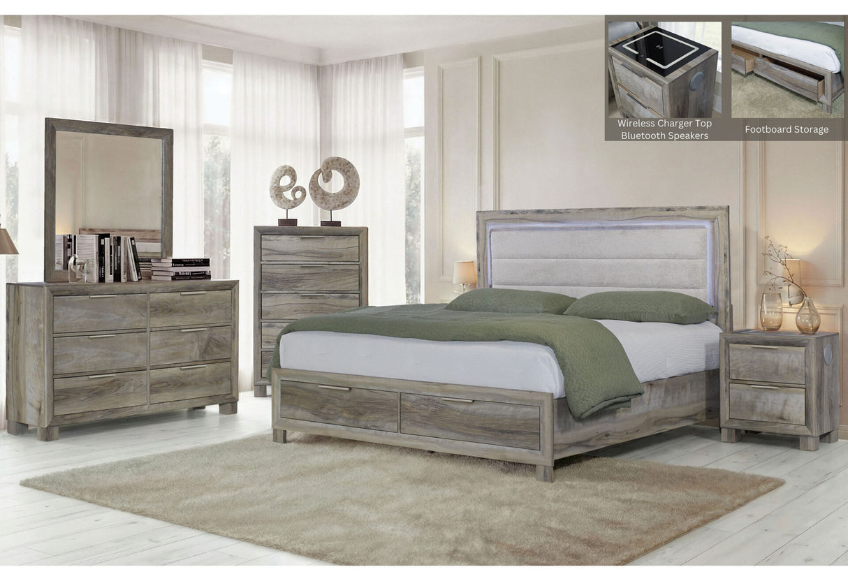 Callie Brown King Bed Group