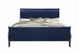 Charlie Blue King Bed with LED