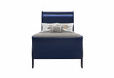 Charlie Blue Twin Bed with LED