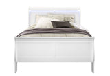 Charlie White Full Bed Group with LED