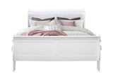 Charlie White Queen Bed Group with LED
