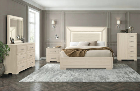 Clara Beige Queen Bed Group