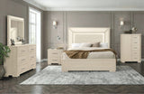 Clara Beige King Bed Group