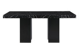 D03 Dining Table +8 D03 Dining Chairs Black