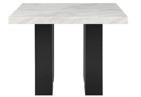 D04 White Bar Table and D04 Black Bar Stool