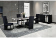 D12 Dining Table and 4 Dining Chairs