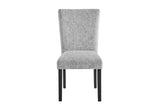 D1319 Black/White Dining Table, 4 D1319 Light Grey Dc & D1319 Light Grey Bn
