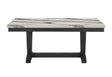 D1319 Black/White Dining Table