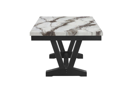 D1319 Black/White Dining Table