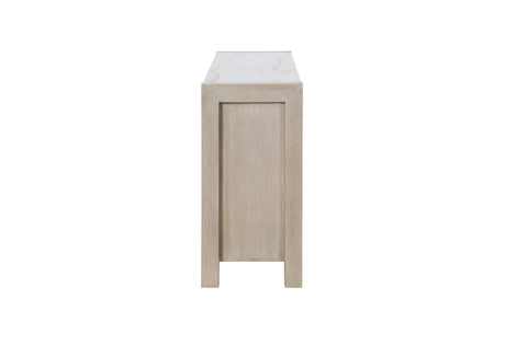 D1321 Buffet W Real Marble Top
