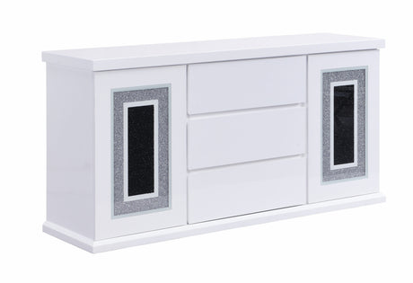 Monaco White Buffet
