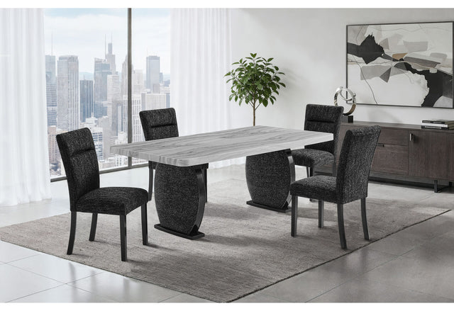 D2502 Dining Table and 8 Dining Chairs