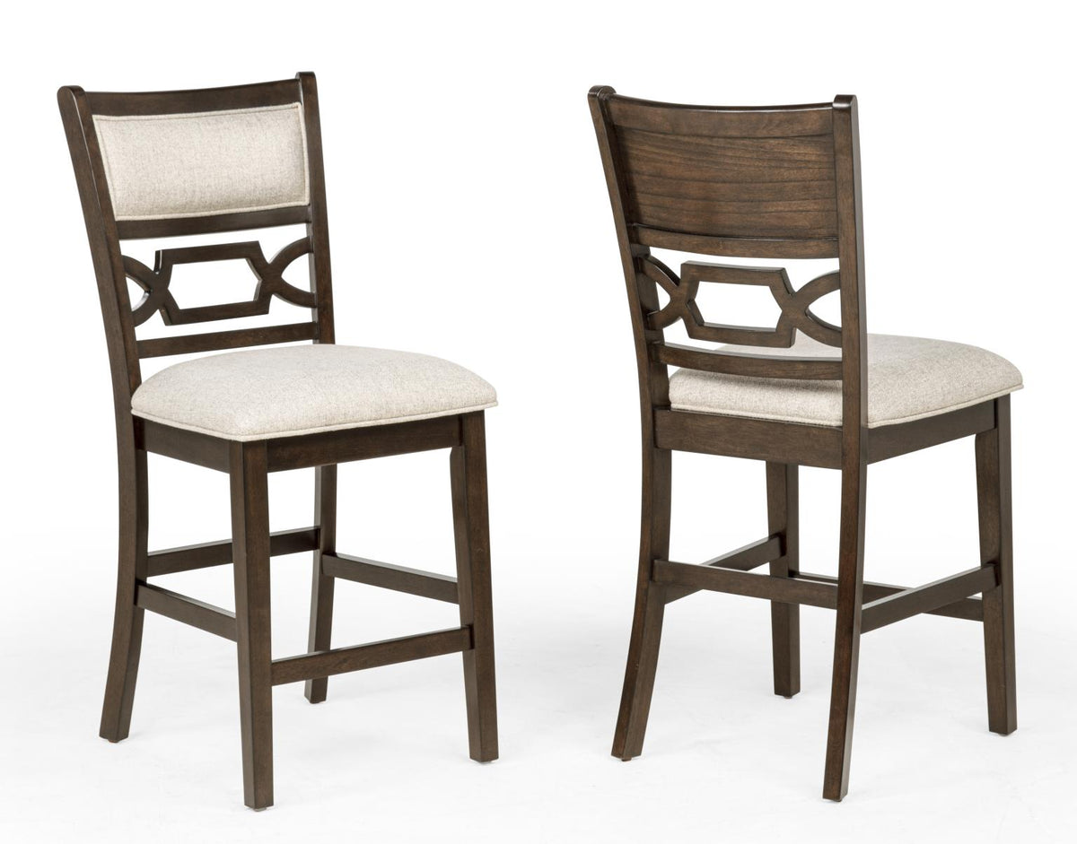 Bruno Round Dining Set - Brown