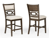Bruno Round Dining Set - Brown