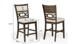 Bruno Round Dining Set - Brown