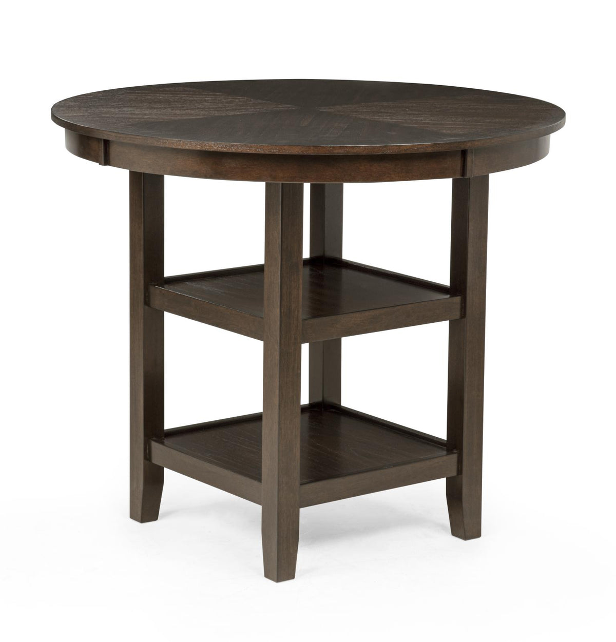 Bruno Round Dining Set - Brown