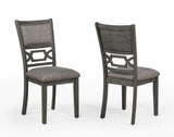 Bruno Grey Reclining Dining Set - Grey