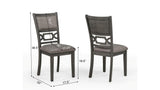 Bruno Grey Reclining Dining Set - Grey