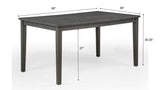 Bruno Grey Reclining Dining Set - Grey