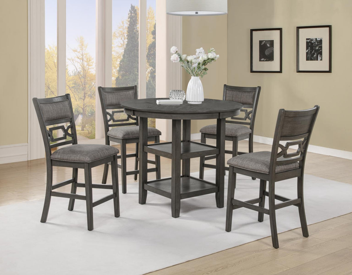 Bruno Grey Round Dining Set