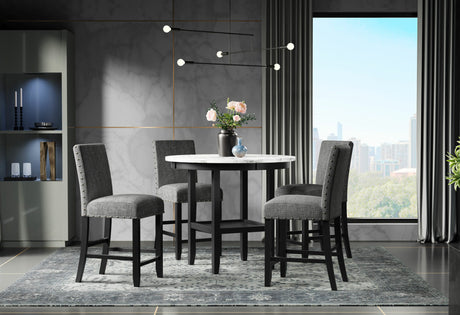D40011 Bar Table + 4 D1622 Bar Stools