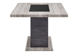 D8030 Dining Table with Storage Drawers and Storage Door