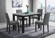 D8112 Dining Table with 4 D8112 Dining Chairs