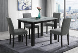 D8112 Dining Table with 4 D8112 Dining Chairs